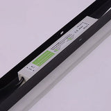 Trendy Oval Long Strip Outdoor LED Wall Light Black Image - 9