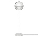 Trendy White Globe Metal LED Living Room Floor Lamp Image - 10