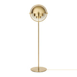 Trendy White Globe Metal LED Living Room Floor Lamp Image - 7