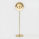 Trendy White Globe Metal LED Living Room Floor Lamp Image - 9