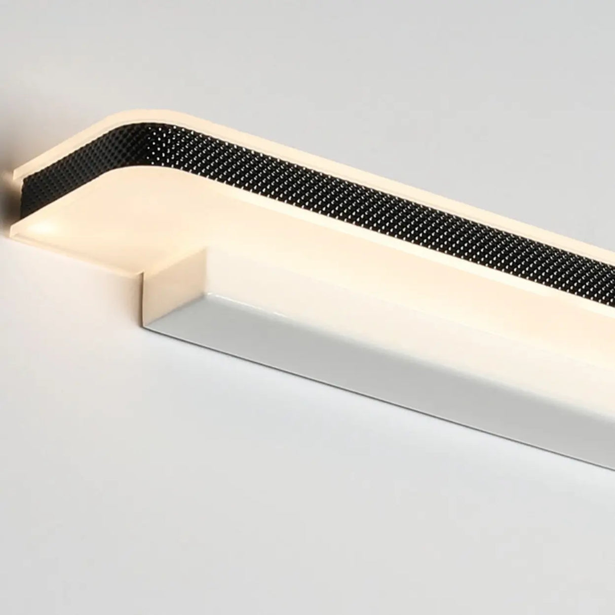 Trendy White Rectangular LED Bathroom Vanity Light Image - 12