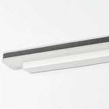 Trendy White Rectangular LED Bathroom Vanity Light Image - 9