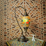 Turkish Chic Teardrop Stained Glass Ambiance Table Lamp Image - 12