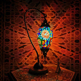 Turkish Chic Teardrop Stained Glass Ambiance Table Lamp Image - 16