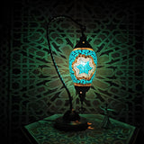 Turkish Chic Teardrop Stained Glass Ambiance Table Lamp Image - 17