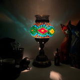 Turkish Classic Stained Glass Lantern Decor Table Lamp Image - 13