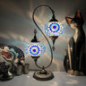 Turkish Creative Teardrop Stained 2 Light Table Lamp Image - 8