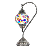 Turkish Fashion Stained Mosaic Glass Lantern Table Lamp Image - 14