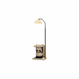 Umbrella Shade Playful Animal Side Table Floor Lamp Image - 9