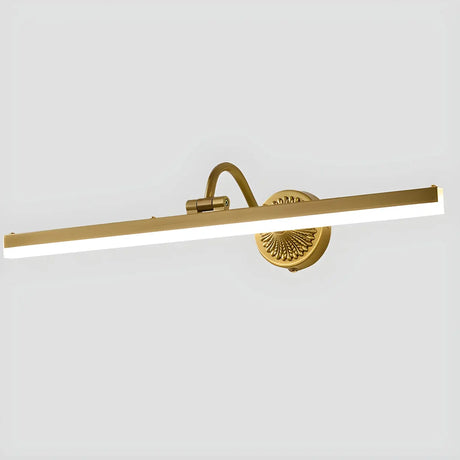 Unique Antler Brass Linear LED Vanity Light Fixture Image - 2