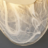 Unique Artistic Geometric Clear Glass Wall Sconce Image - 9