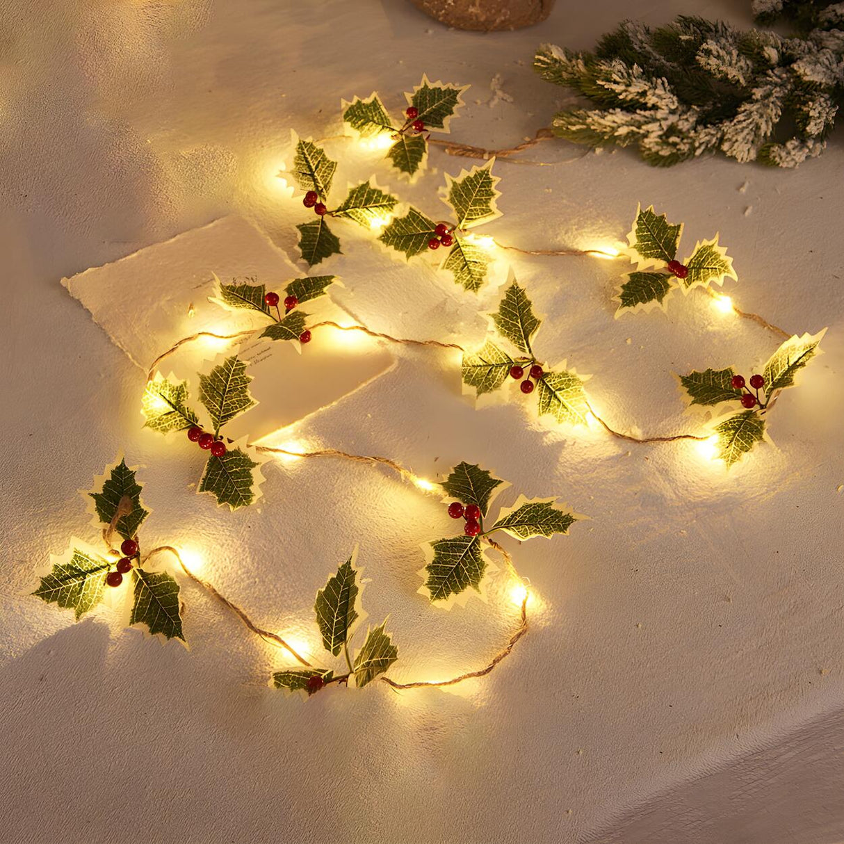 Unique Christmas Modern Pinecone LED String Light Image - 15