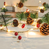 Unique Christmas Modern Pinecone LED String Light Image - 9