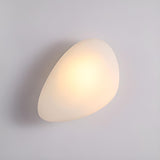 Unique Contemporary Cobblestone Glass Wall Sconce Image - 12