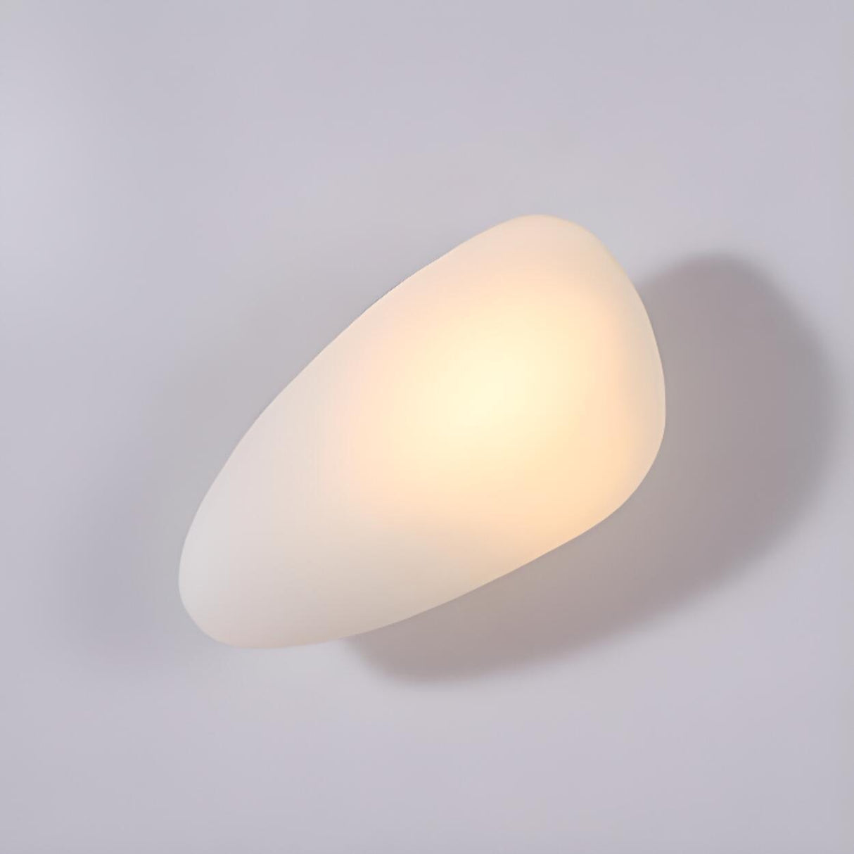 Unique Contemporary Cobblestone Glass Wall Sconce Image - 13