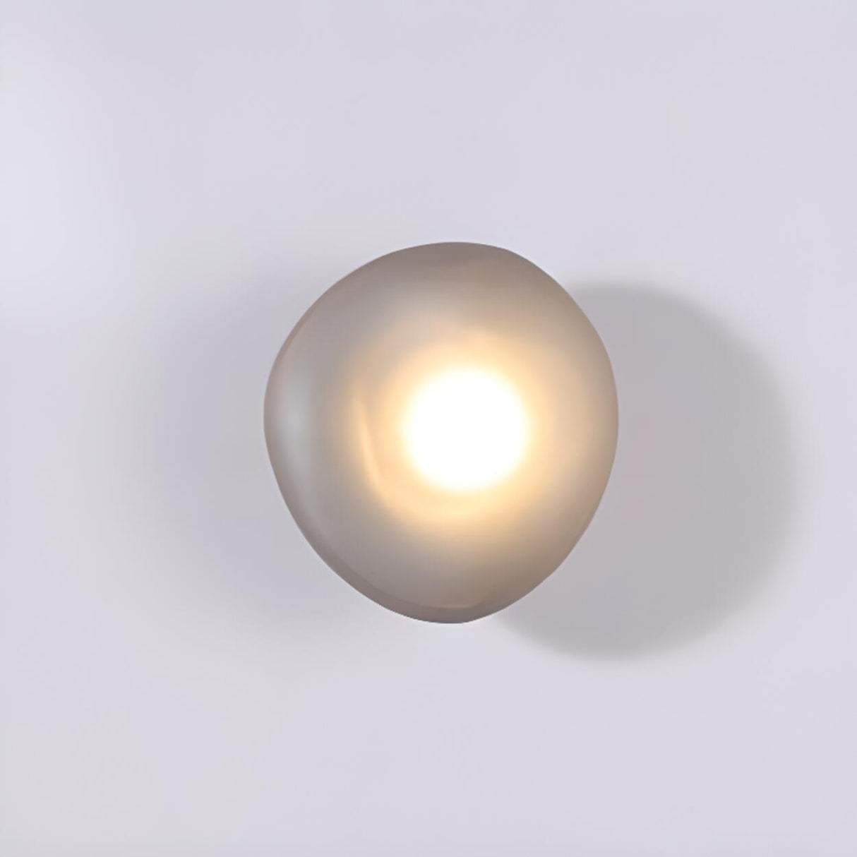 Unique Contemporary Cobblestone Glass Wall Sconce Image - 15