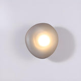 Unique Contemporary Cobblestone Glass Wall Sconce Image - 15