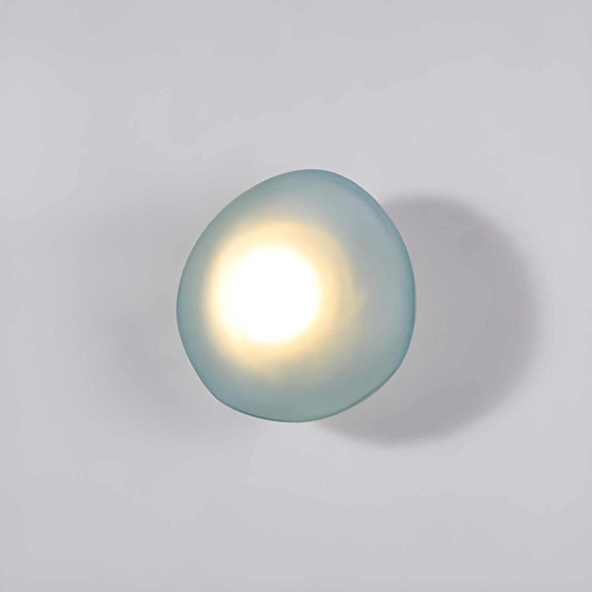 Unique Contemporary Cobblestone Glass Wall Sconce Image - 19