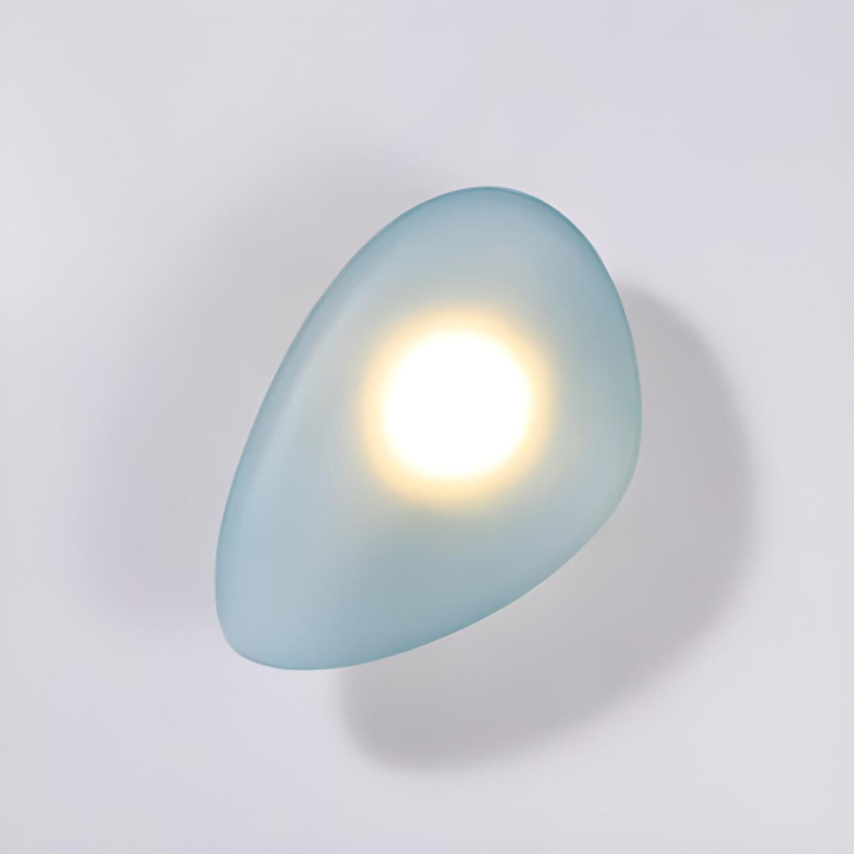 Unique Contemporary Cobblestone Glass Wall Sconce Image - 20