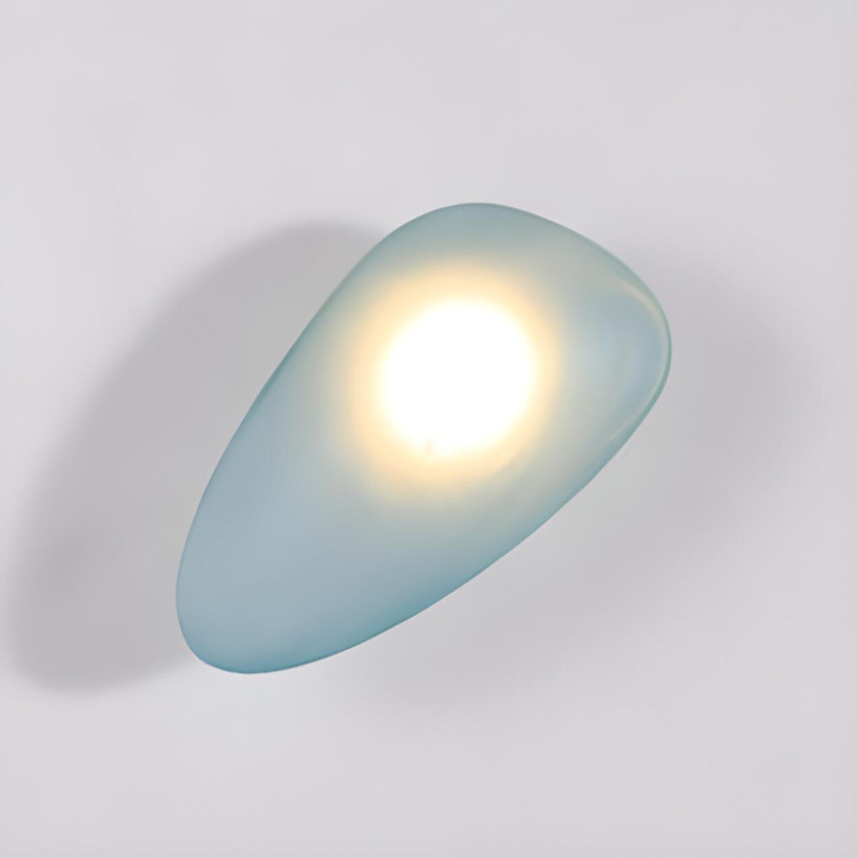 Unique Contemporary Cobblestone Glass Wall Sconce Image - 21