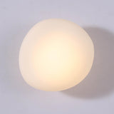 Unique Contemporary Cobblestone Glass Wall Sconce Image - 7