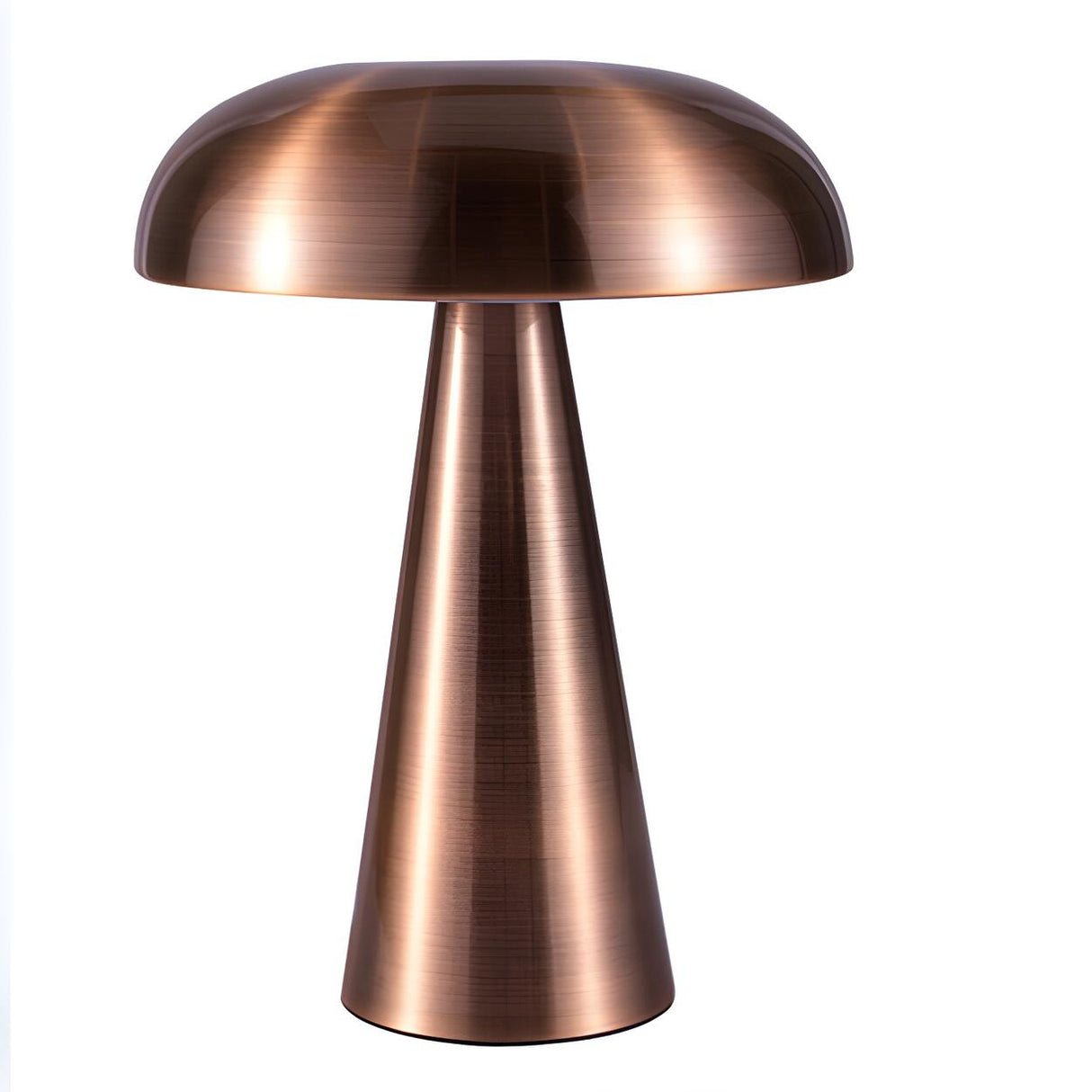 Unique Creative Dome Mushroom Metal Decor Table Lamp Image - 12