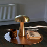 Unique Creative Dome Mushroom Metal Decor Table Lamp Image - 2