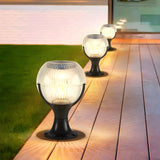 Unique Cup Shape Globe Glass Decor Outdoor Table Lamp Image - 11