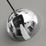 Unique Cute Bear Chrome Globe Children Room Pendant Light Image - 7