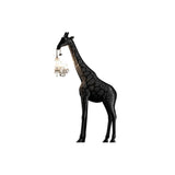 Unique Giraffe Sculpture Crystal Chandelier Floor Lamps Image - 8