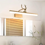 Unique Gold Antler Design LED Vanity Wall Light Image - 1