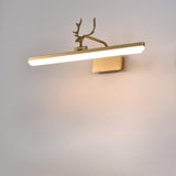 Unique Gold Antler Design LED Vanity Wall Light Image - 2