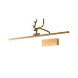 Unique Gold Antler Design LED Vanity Wall Light Image - 8