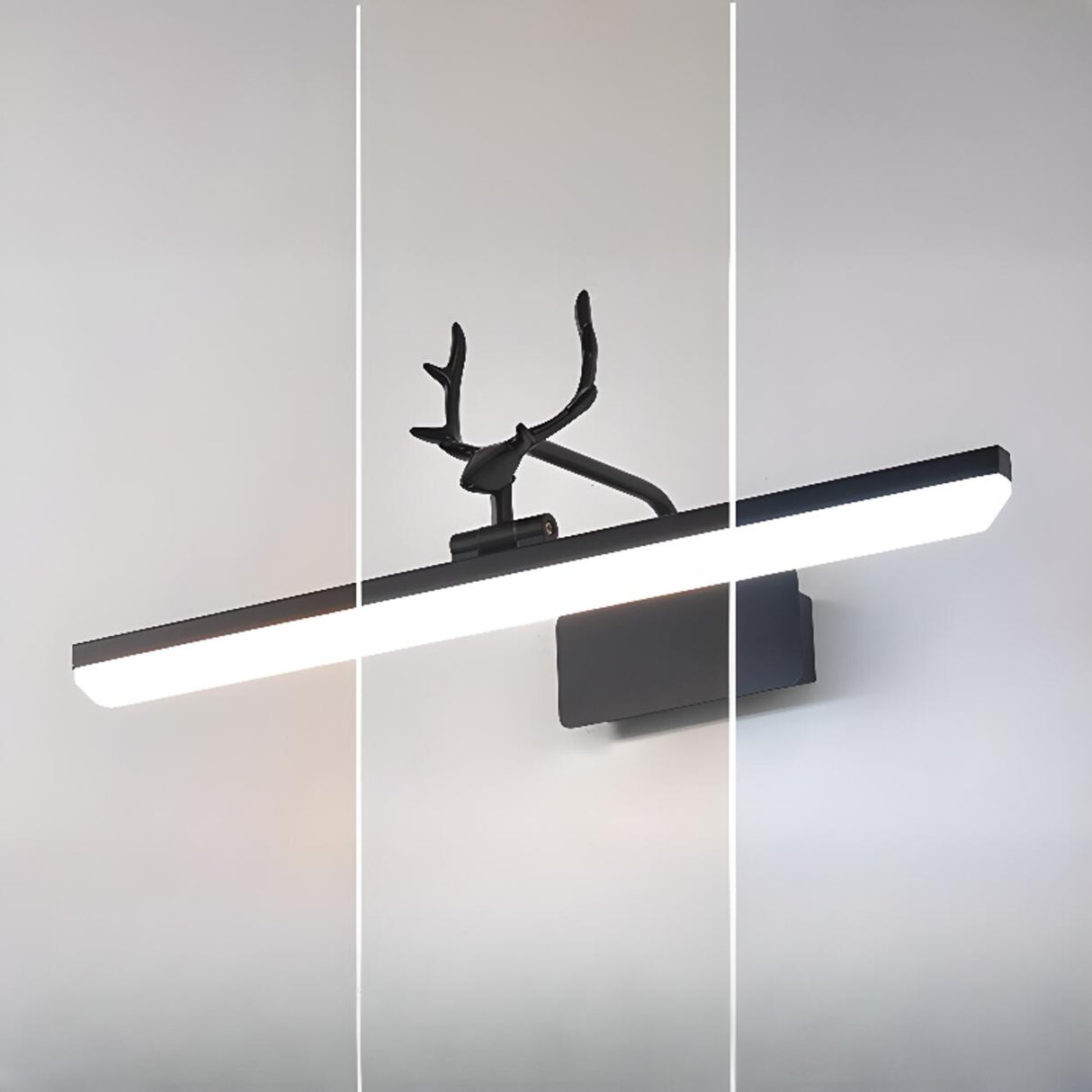 Unique Gold Antler Design LED Vanity Wall Light Image - 9