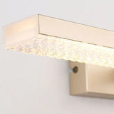 Unique Gold Rectangular Acrylic LED Vanity Lights Image - 10