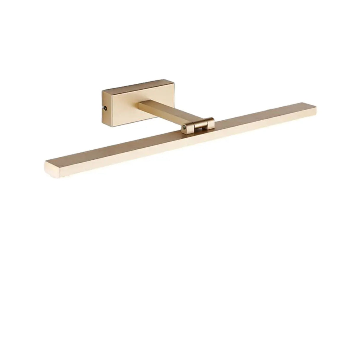 Unique Gold Rectangular Acrylic LED Vanity Lights Image - 7