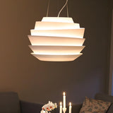 Unique Modern 6 Tiers White Pendant Light Chandelier Image - 1