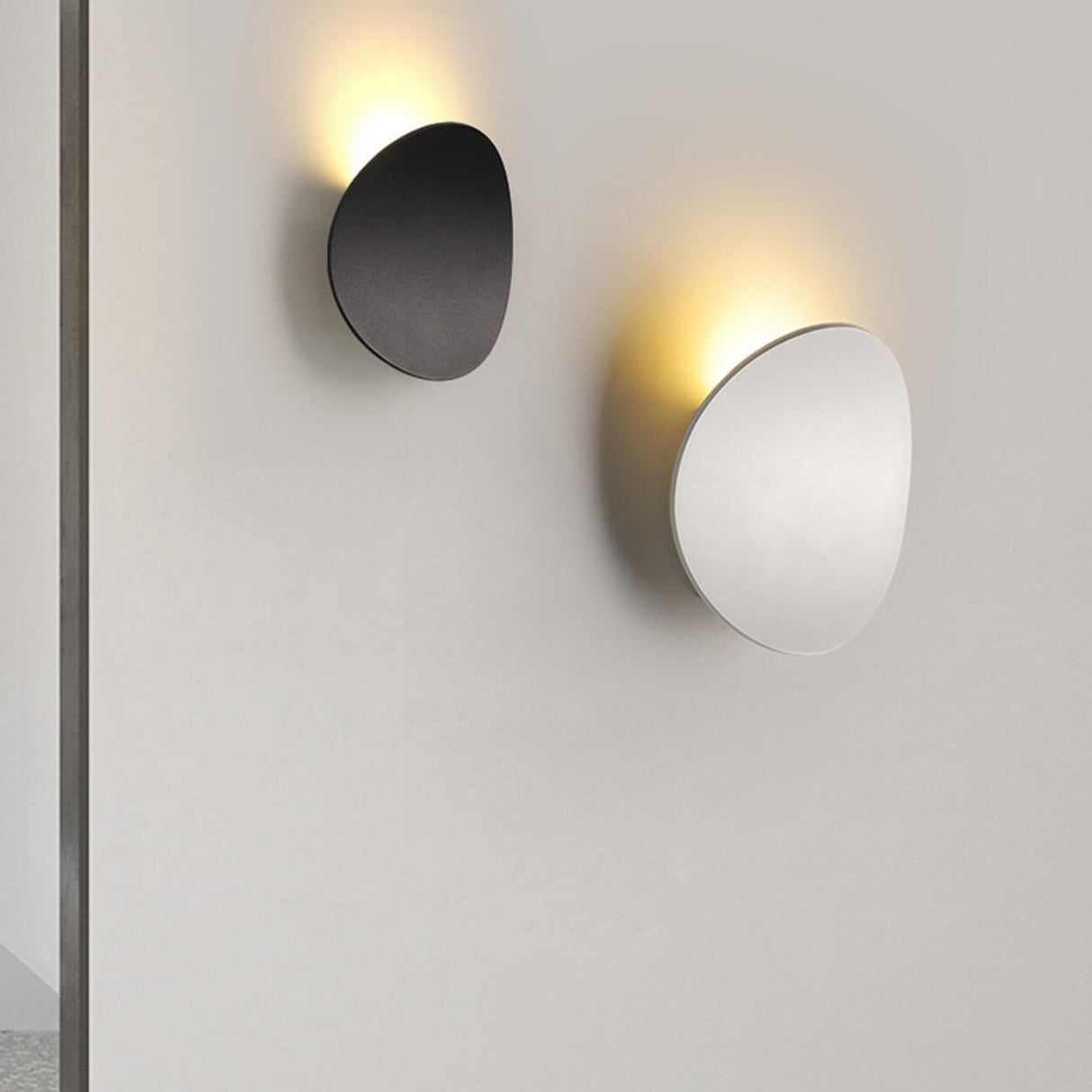 Unique Modern Minimalist Pebble Wall Sconce Image - 17