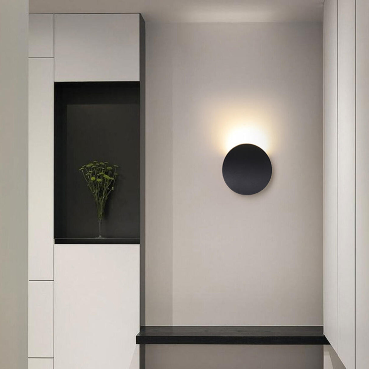 Unique Modern Minimalist Pebble Wall Sconce Image - 3