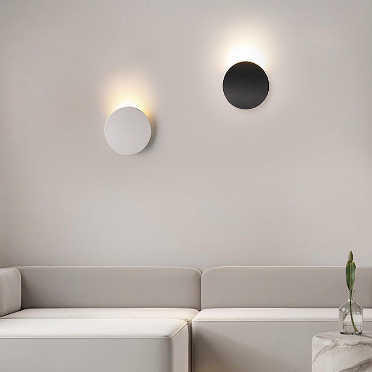 Unique Modern Minimalist Pebble Wall Sconce Image - 4