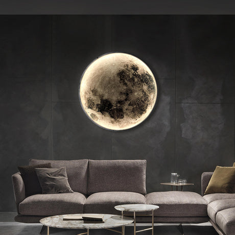 Unique Moon Design LED Wall Light Fixtures Image - 1