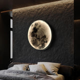 Unique Moon Design LED Wall Light Fixtures Image - 3