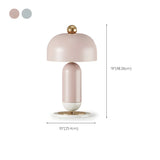 Unique Pink Metal Geometric Decor Bedroom Table Lamp #size