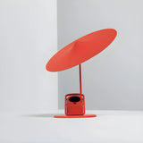 Unique Red Umbrella Bedroom Decor Metal Table Lamp Image - 16