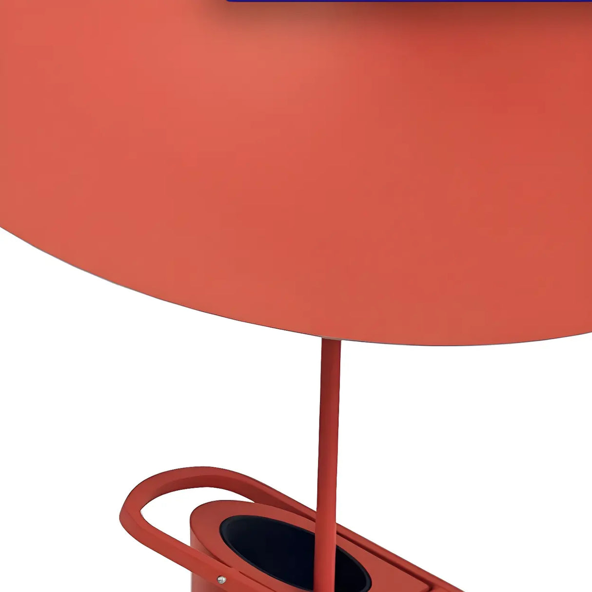 Unique Red Umbrella Bedroom Decor Metal Table Lamp Image - 18