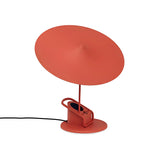 Unique Red Umbrella Bedroom Decor Metal Table Lamp Image - 5