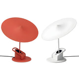 Unique Red Umbrella Bedroom Decor Metal Table Lamp Image - 9