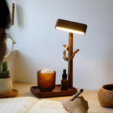 Unique Solid Wood Branch Shape LED Decor Table Lamp Image - 11