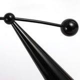 Unique Spherical Shade and Arched Metal Floor Lamp Image - 7