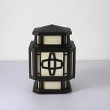 Unique Stylish Garden Lantern Pillar Outdoor Table Lamp Image - 12